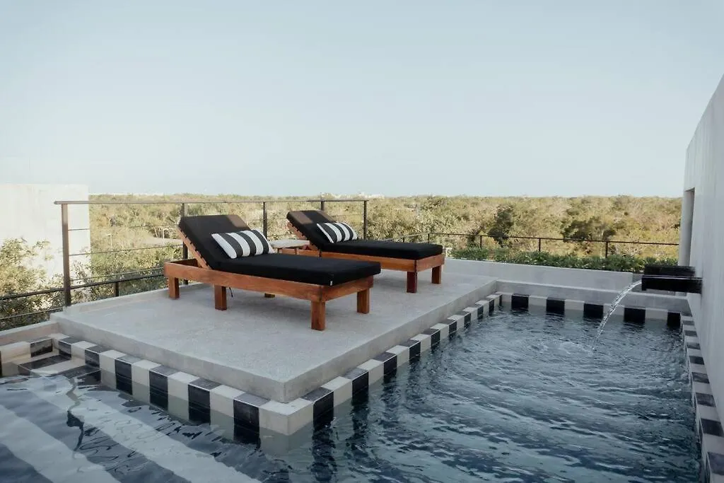 Apartment Designer Jungle Loft Aldea Zama Beach Club Tulum