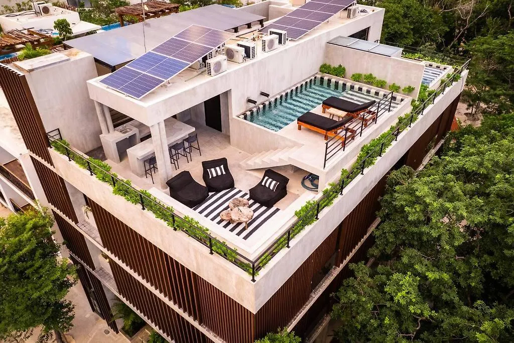 Designer Jungle Loft Aldea Zama Beach Club Tulum 0*,  Mexico